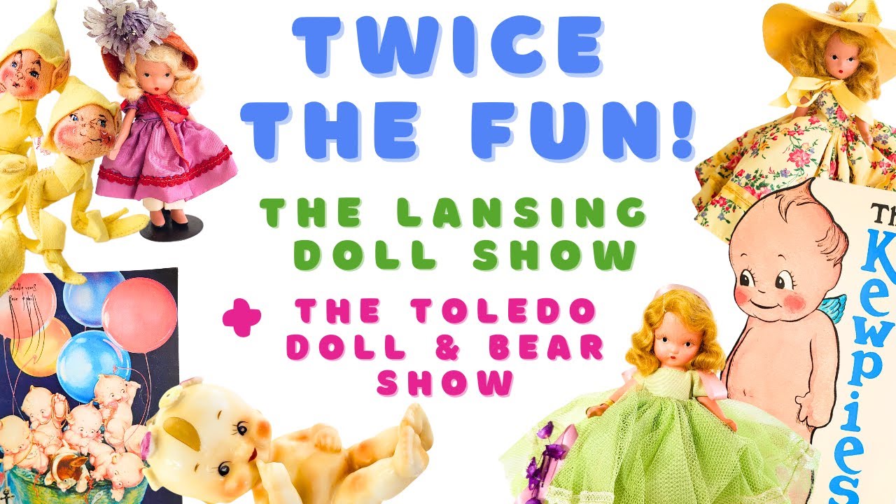 SO MANY CUTE THINGS! The Lansing Doll Show and Toledo Doll and Bear Show!