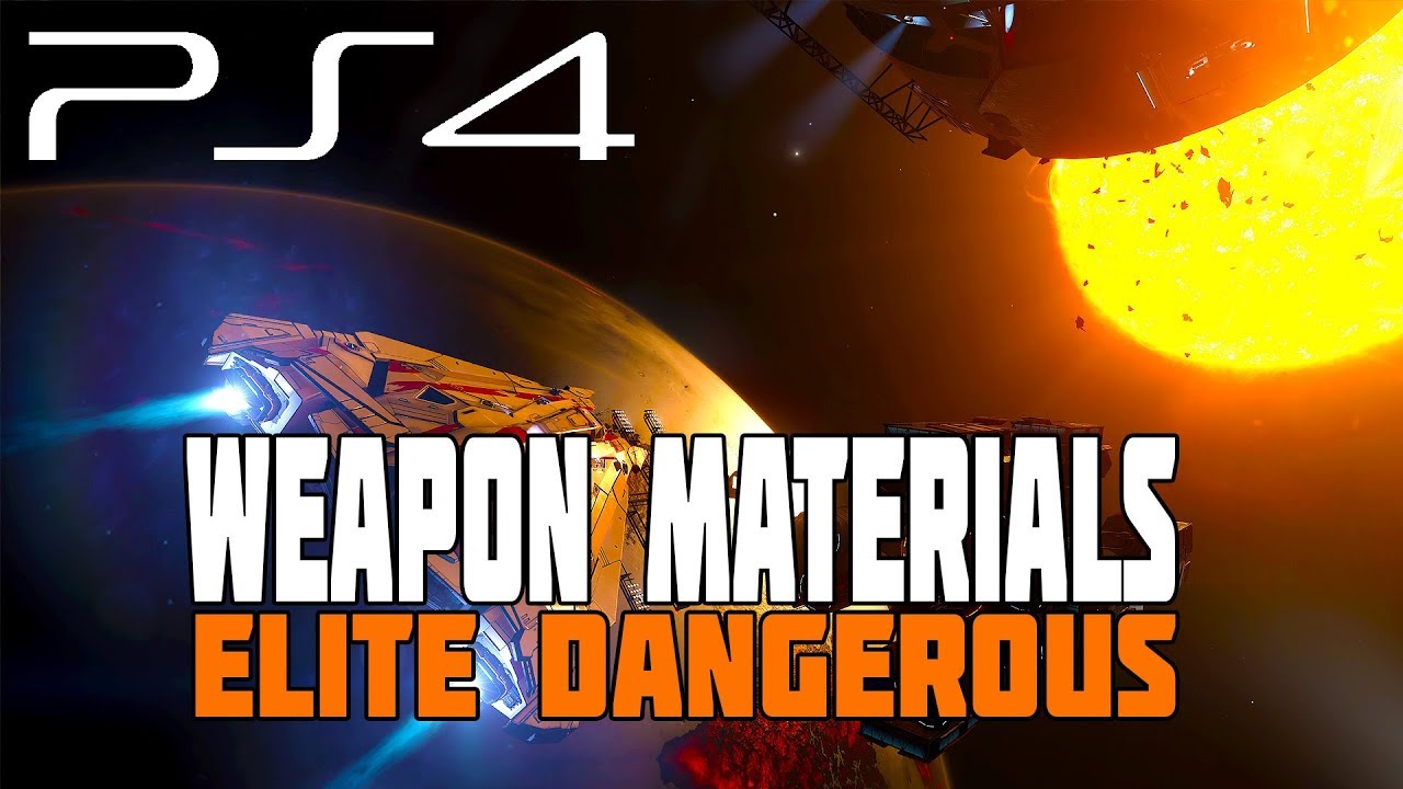 Elite Dangerous - Material Hunting for Weapon Upgrades - PS4