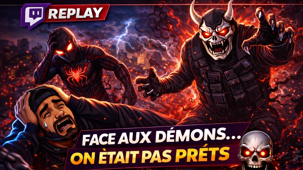 LES DÉMONS PRENNENT LE DESSUS 😈 | Replay Twitch du 23.02