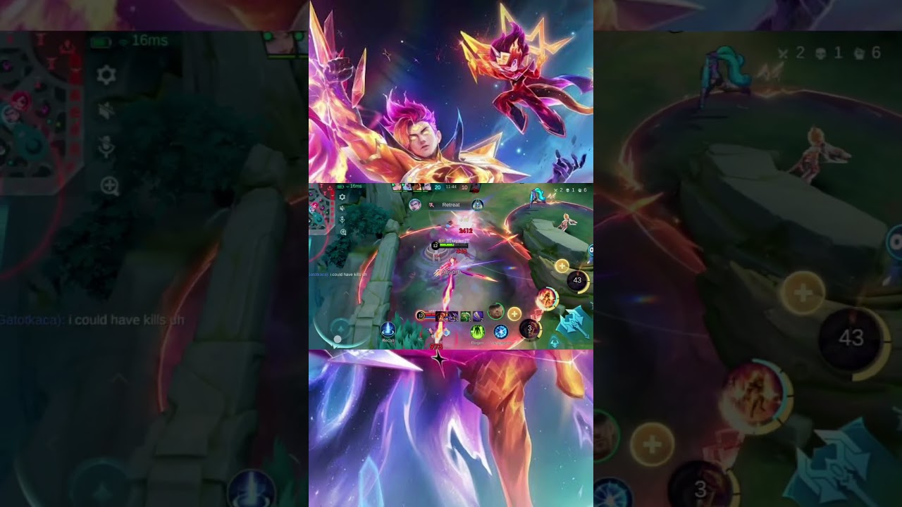 claude gameplay 🔥 #mobilelegends #claude #m5prime #shorts