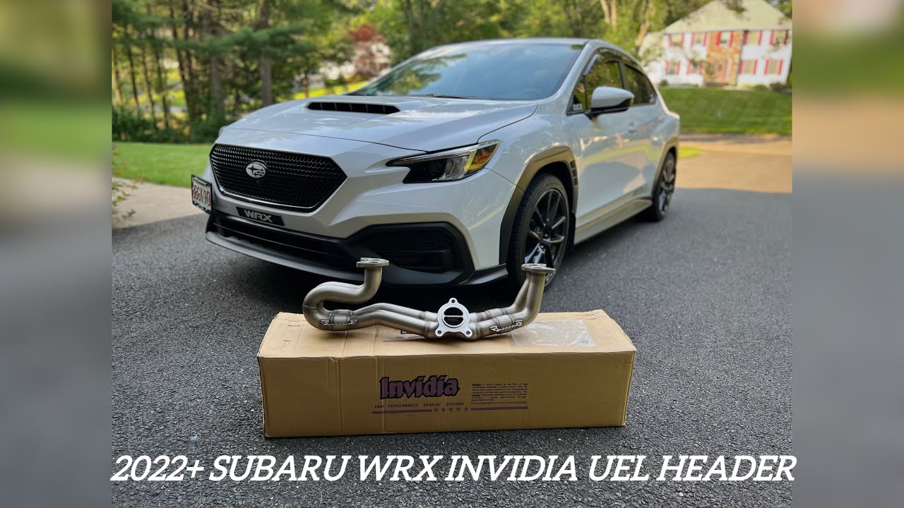 2022+ Subaru WRX Invidia UEL Header Unboxing and Install