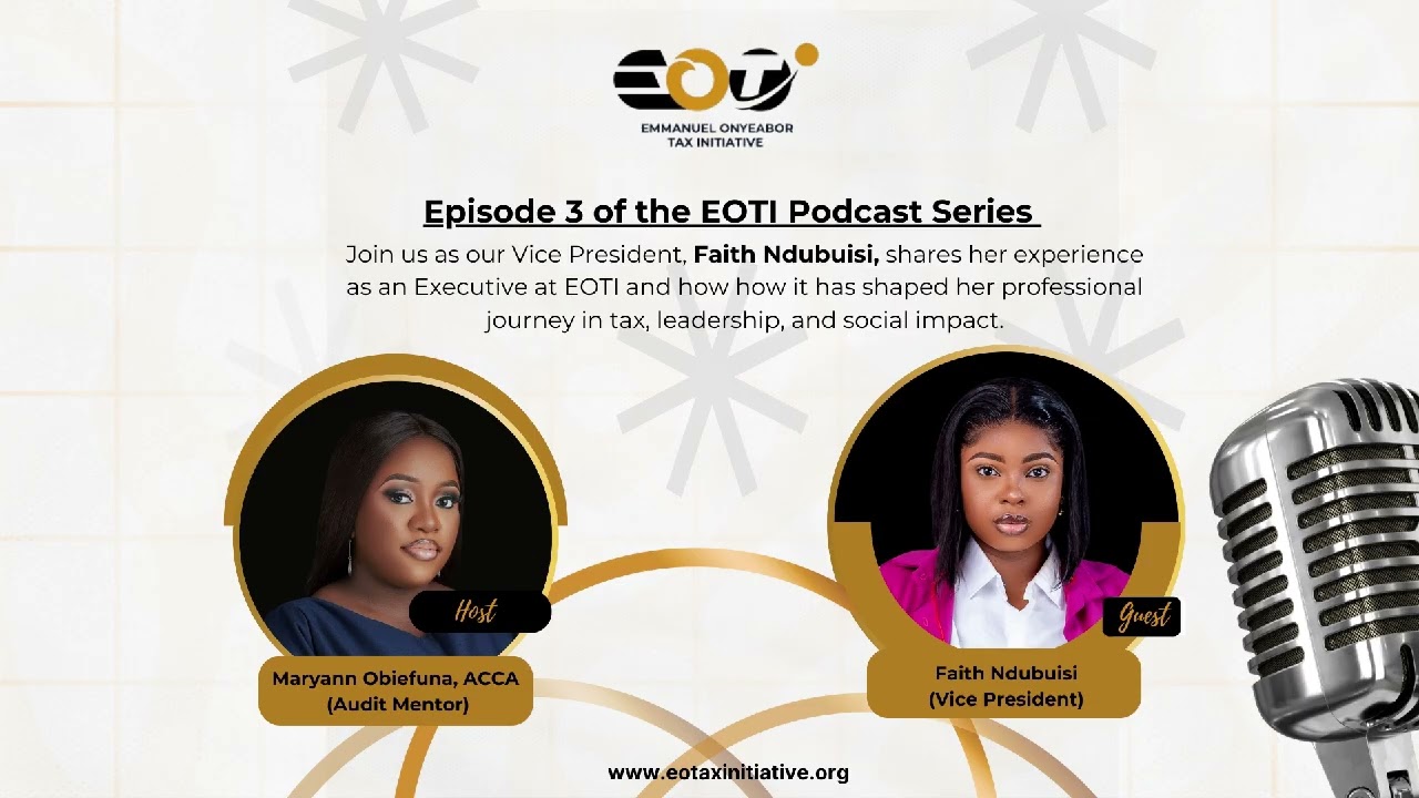 Episode 3 of the EOTI Podcast with Faith Ndubuisi, Vice President at EOTI
