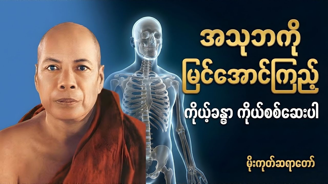 ကိုယ့်အသုဘကိုယ် အမှန်မြင်အောင်ကြည့် အလုပ်ပေးတရားတော် | မိုးကုတ်ဆရာတော်ဘုရားကြီး