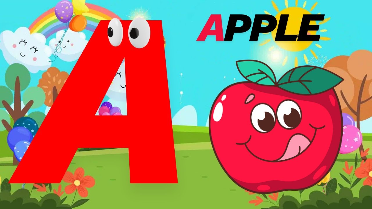 एबीसीडी | ABC | A For APPLE | B For BALL | Albhabets | kids phonics rhymes #abcd