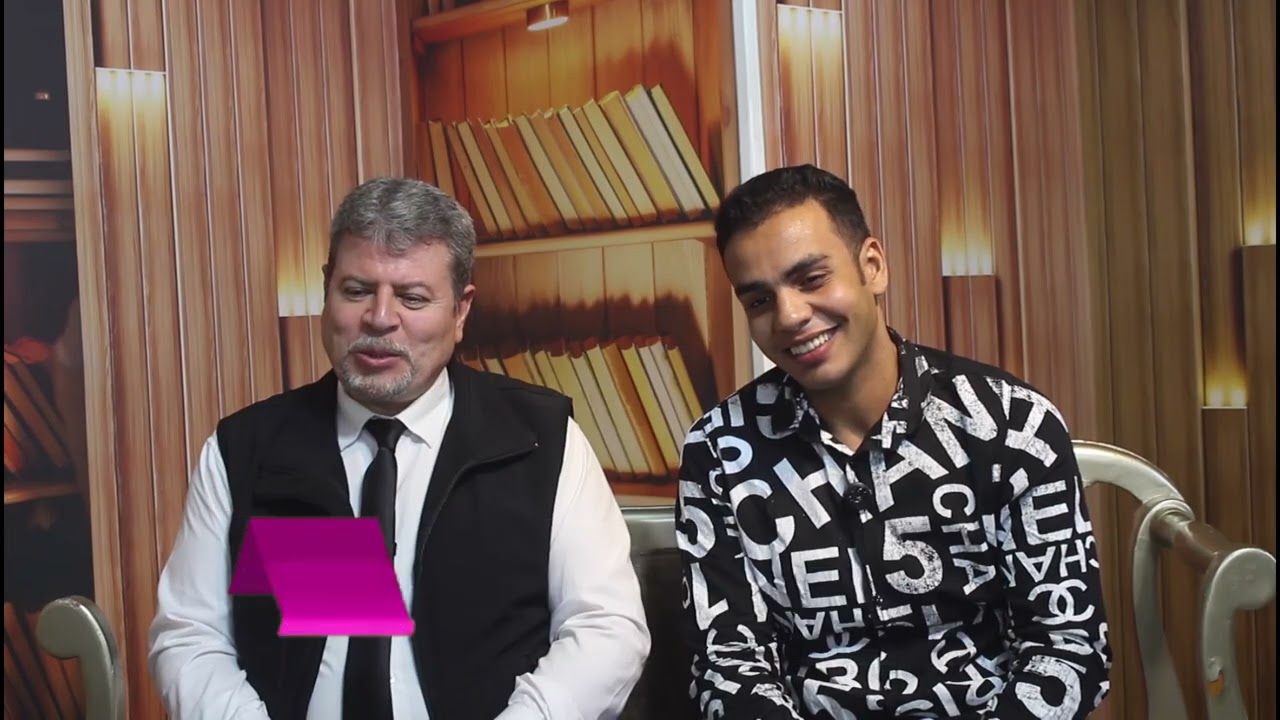 الاعلامي احمد نور والفنان حسان العربي  وبرنامج عالم الفن انتاج منتصر كمال 