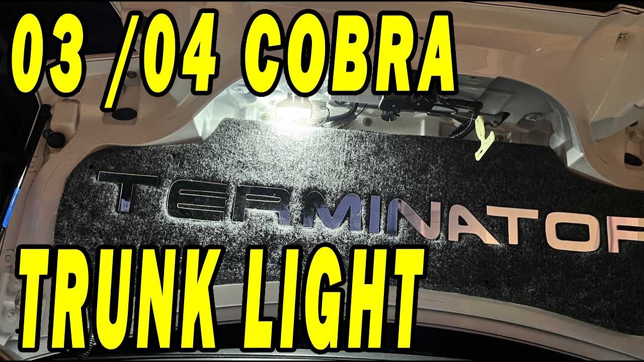 2003 2004 Mustang Cobra Trunk Lamp Bulb LED Upgrade Terminator Auxito LED