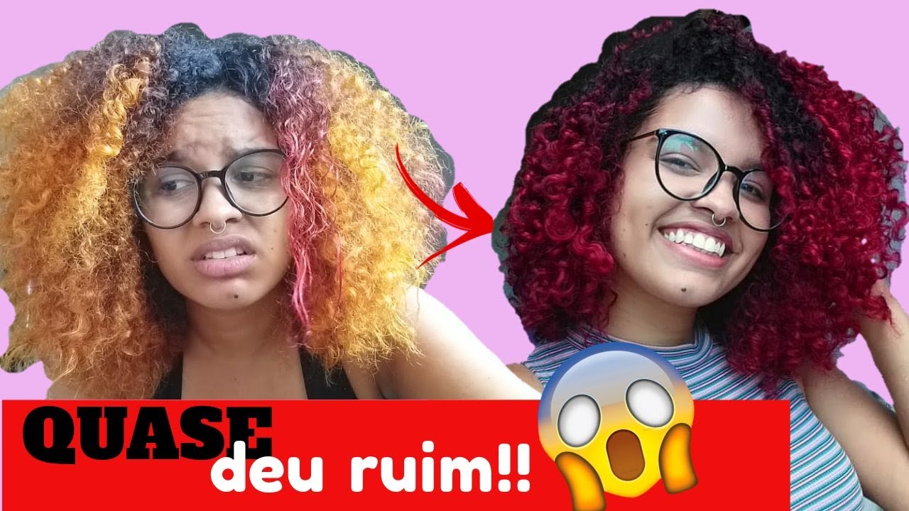 PINTANDO CABELO CACHEADO de ROSA + COMO DESCOLORIR EM CASA| @eleonaysantos