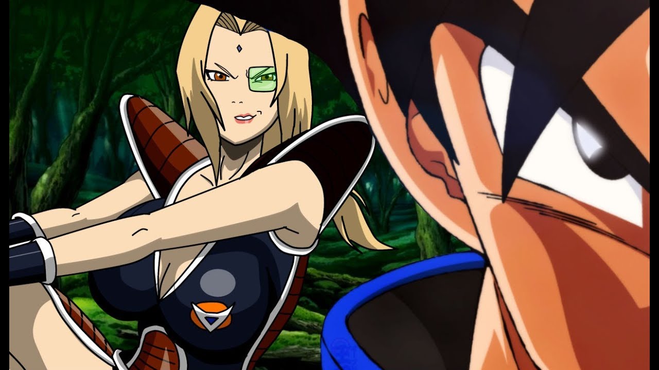 Tsunade Teaches Goku a Lesson in Dragon Ball S