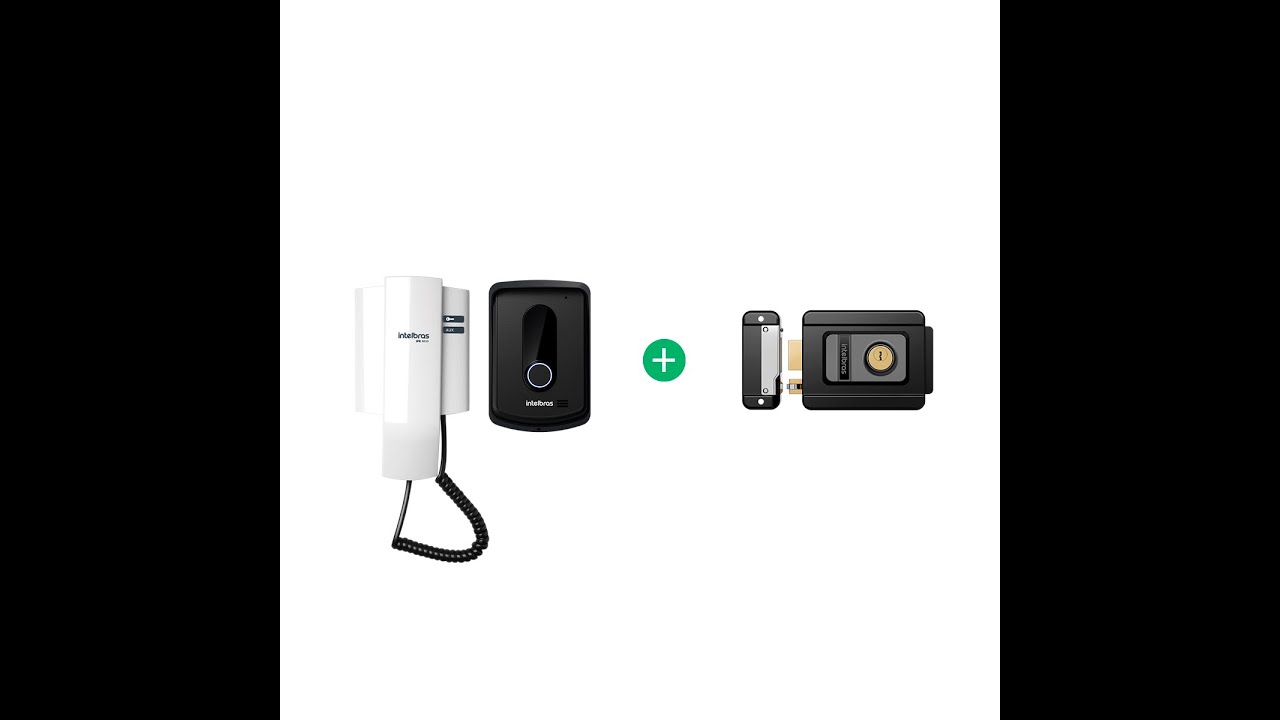 Kit Porteiro Eletrônico + Fechadura Elétrica Intelbras: Segurança e Praticidade para Sua Casa!