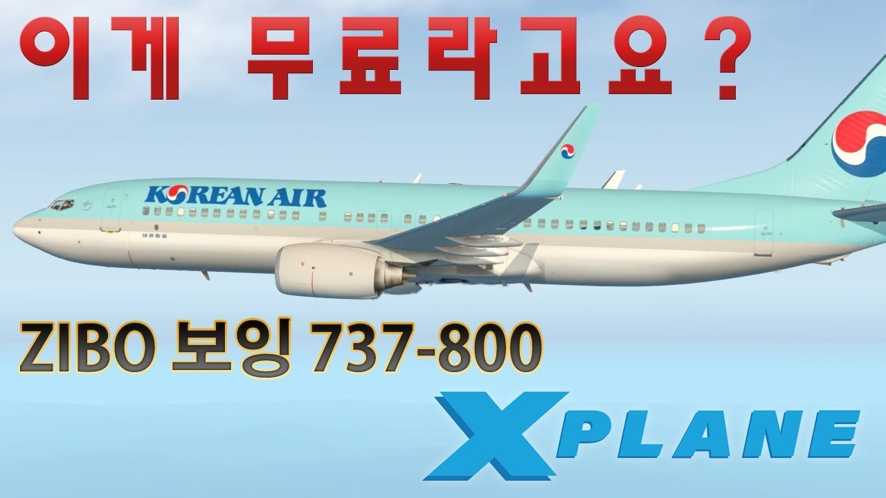 이게 무료라고요?! 무료 기체 ✈️ 지보 737-800 | 엑스 플레인 11 | X Plane 11