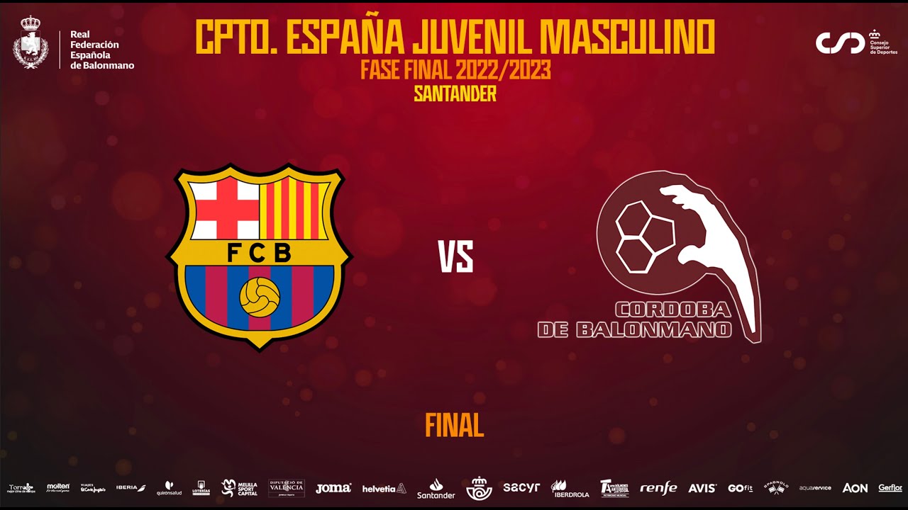 #CDEJuvenilBM - Masculino - Final | Barça : Córdoba de Balonmano