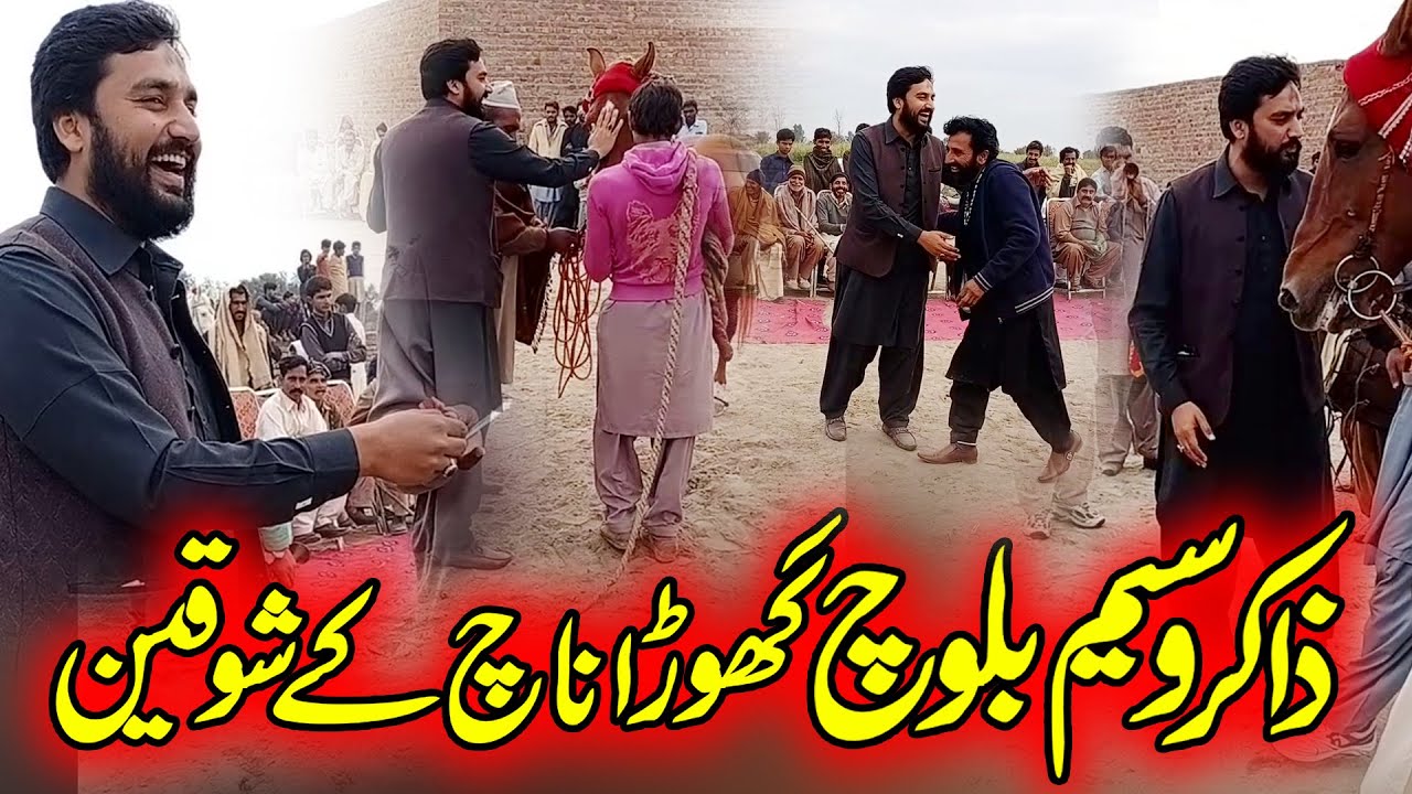 Zakir Khan Waseem Abbas Baloch l Horse Dance Lover  l Lalian Chiniot-654