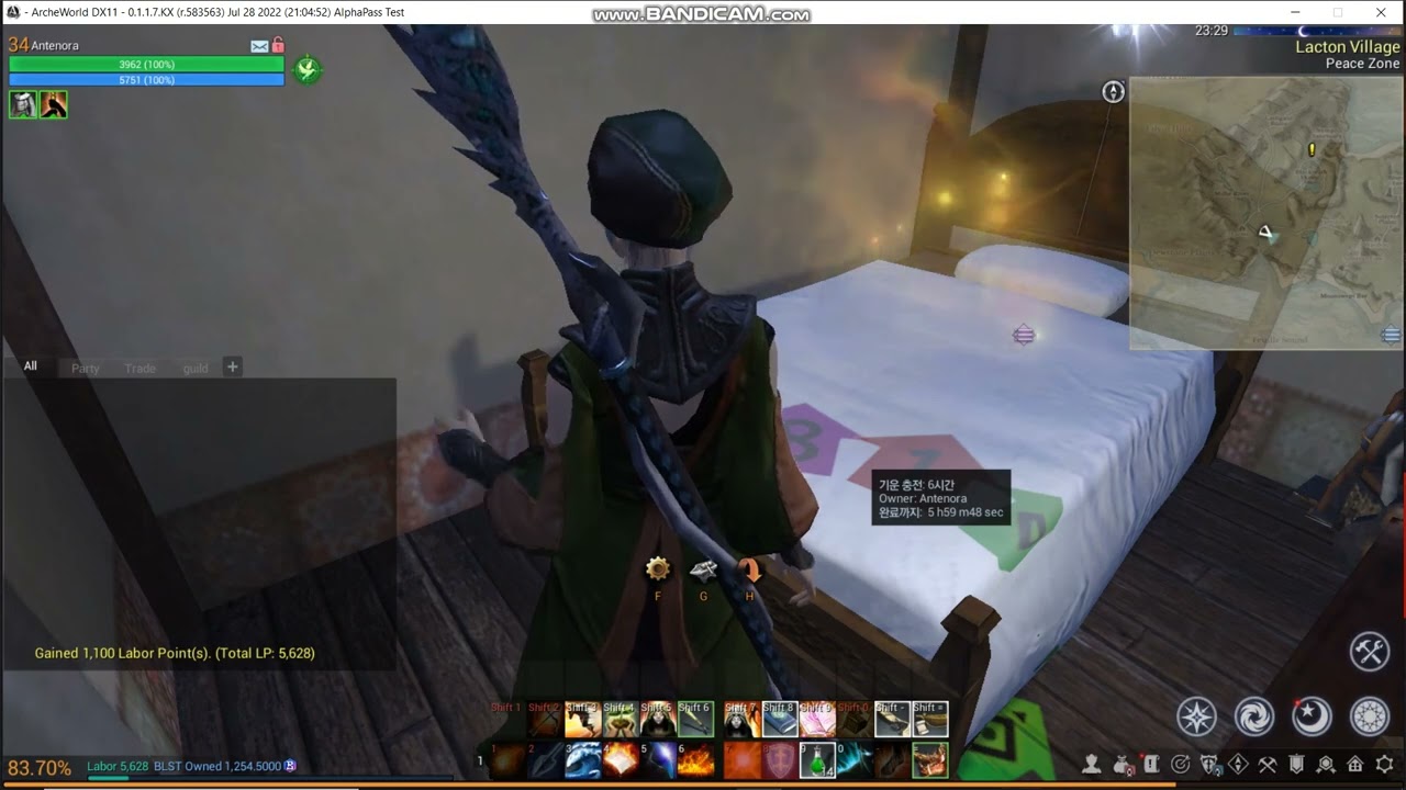 Archeworld LABOR points faq how to get /use and win in the new mmorpg ALPHA data archeage