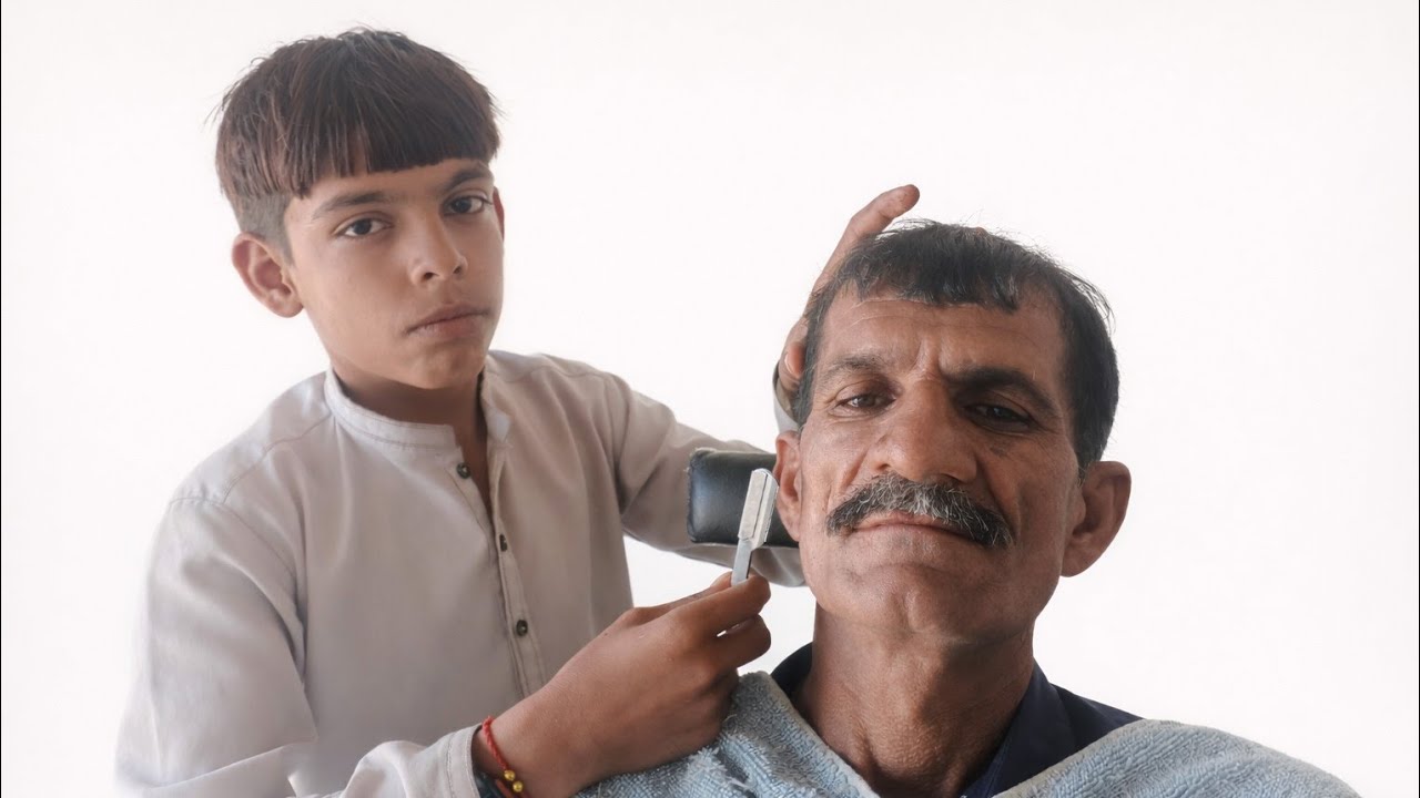 Oddly Satisfying Barber Shave 💈(ASMR BooS)(Parth 3)