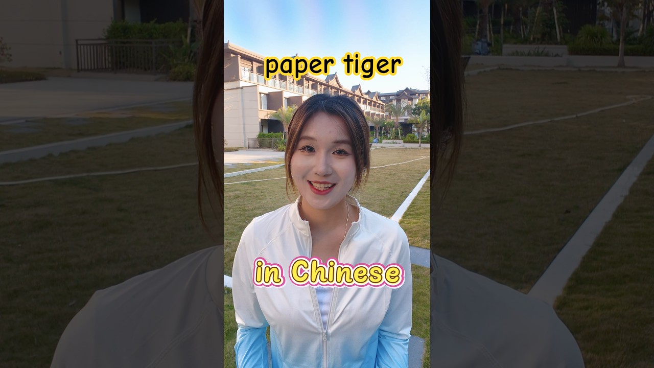 "paper tiger"in Chinese 