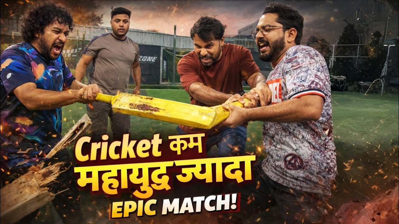 Ground पर Cricket कम, गुस्सा ज़्यादा 🔥 | Epic Match