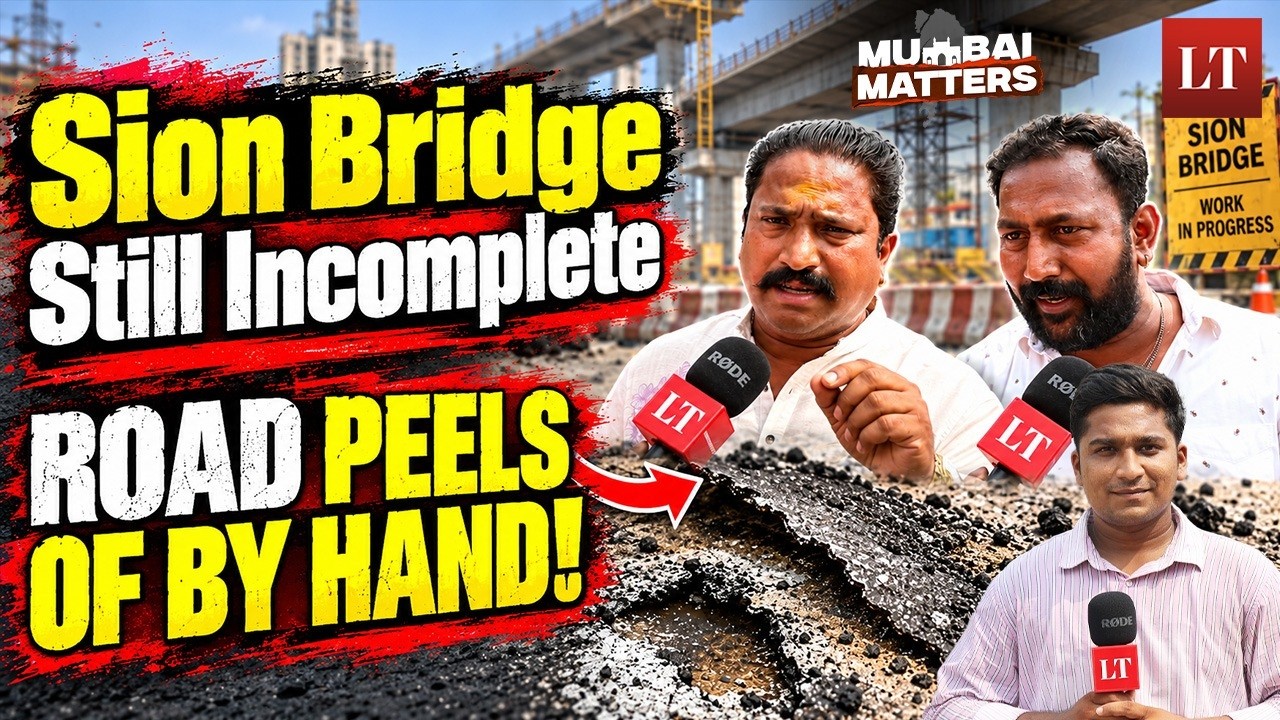 Sion Bridge Quality Exposed Before Opening? Locals Peel Off Road Surface | Mumbai Matters