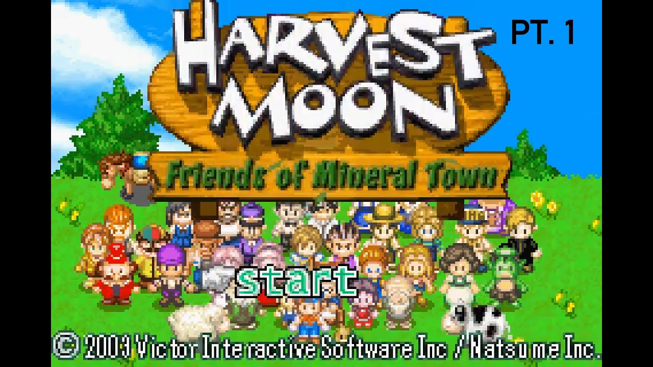 Game Boy Advance Longplay [402] Harvest Moon: Friends of Mineral Town (US) (Part 1/2)
