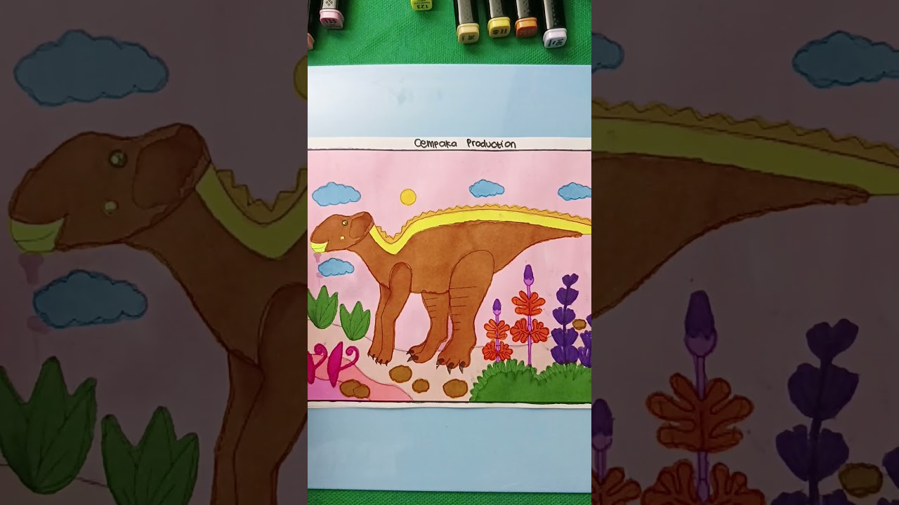 RHINOREX DINOSAUR COLORING ART