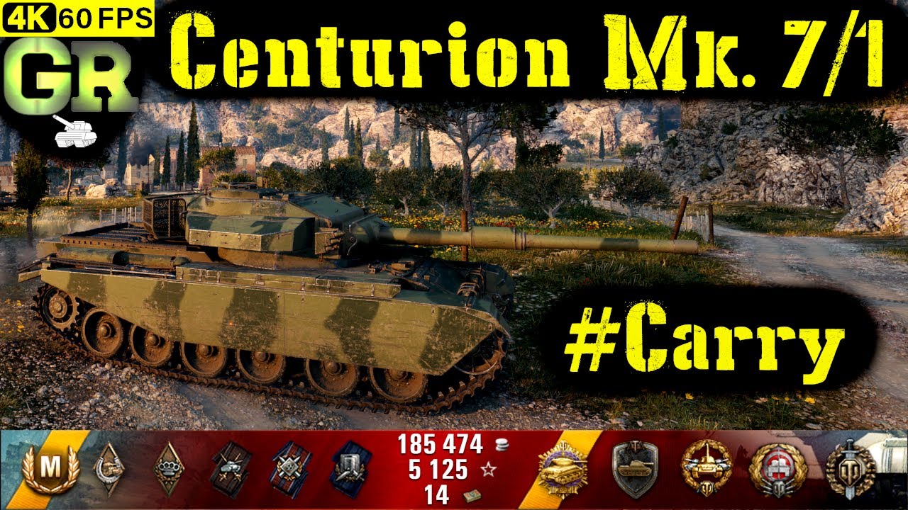 World of Tanks Centurion Mk. 7/1 Replay - 10 Kills 8.2K DMG(Patch 1.4.0)
