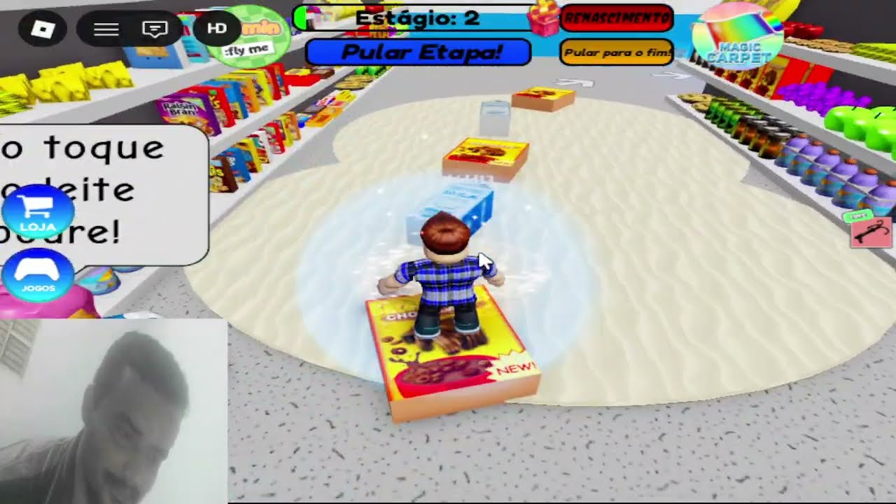 Roblox, Escape Walmart Obby, Gameplay