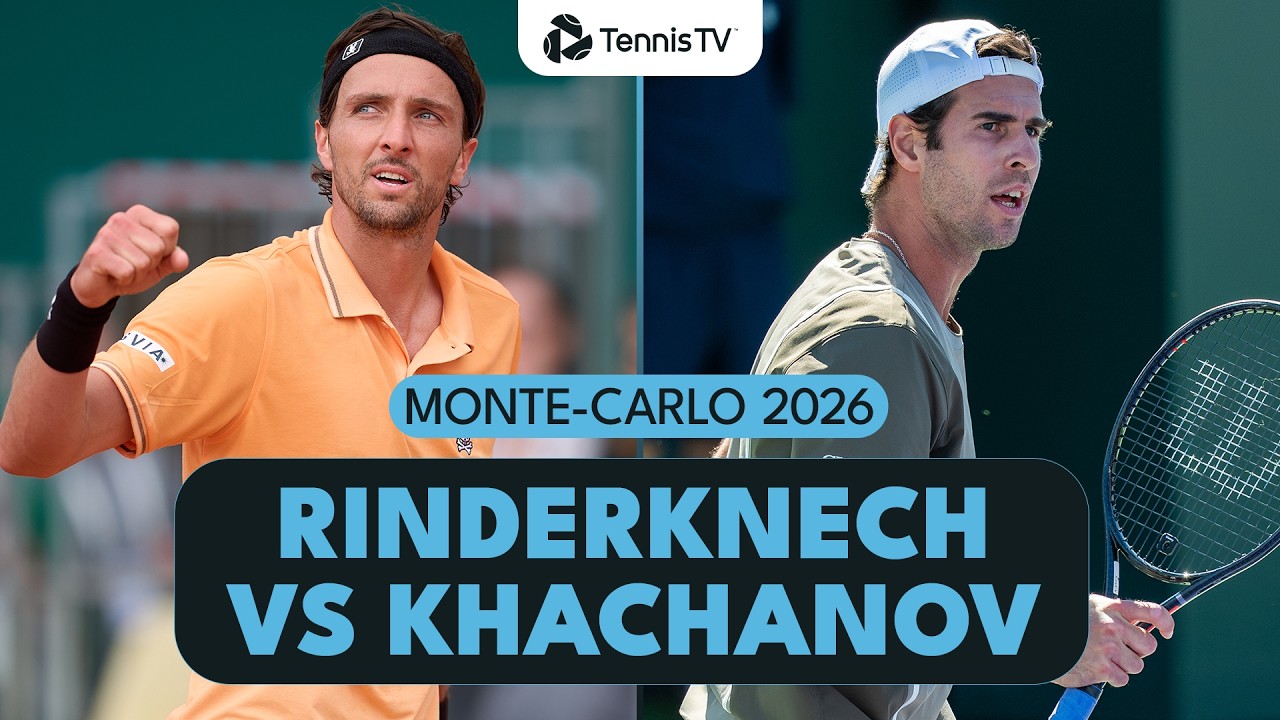 Arthur Rinderknech kontra Karen Khachanov 💪 | Najważniejsze momenty z Monte Carlo 2026