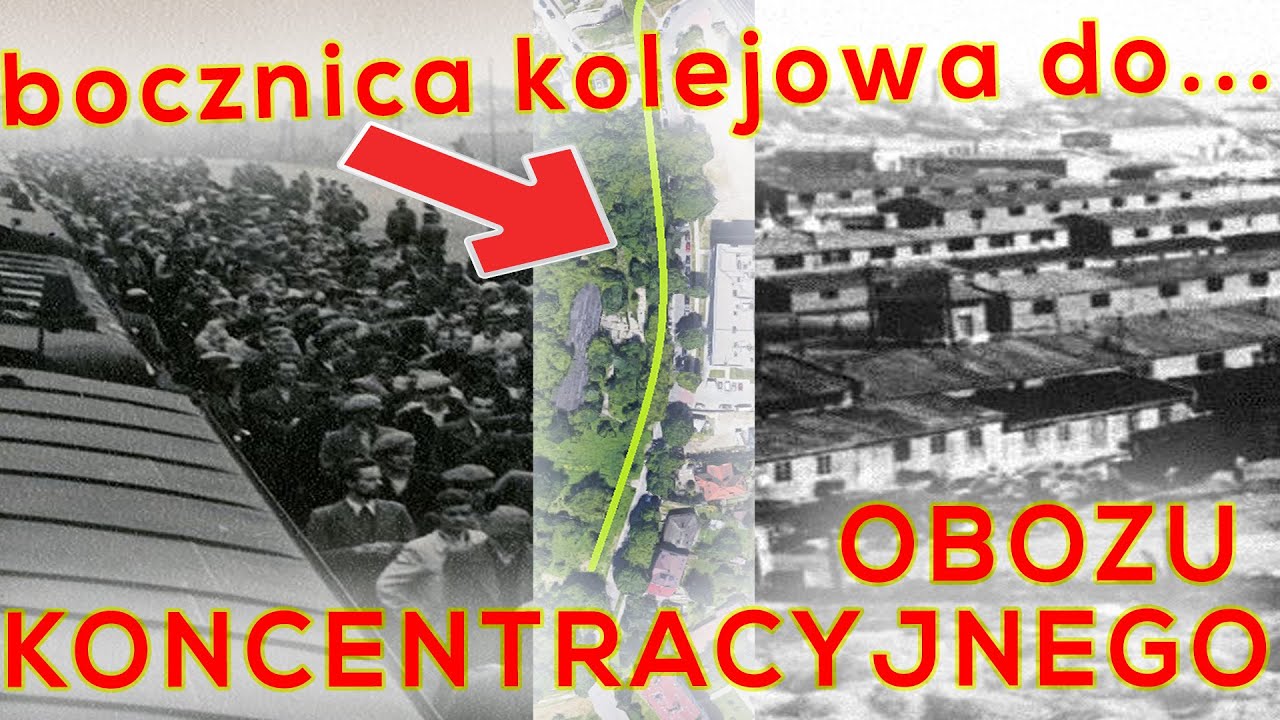 Он был спрятан на планах Кракова. Сюда ходили поезда с заключенными в концлагерь Плашув