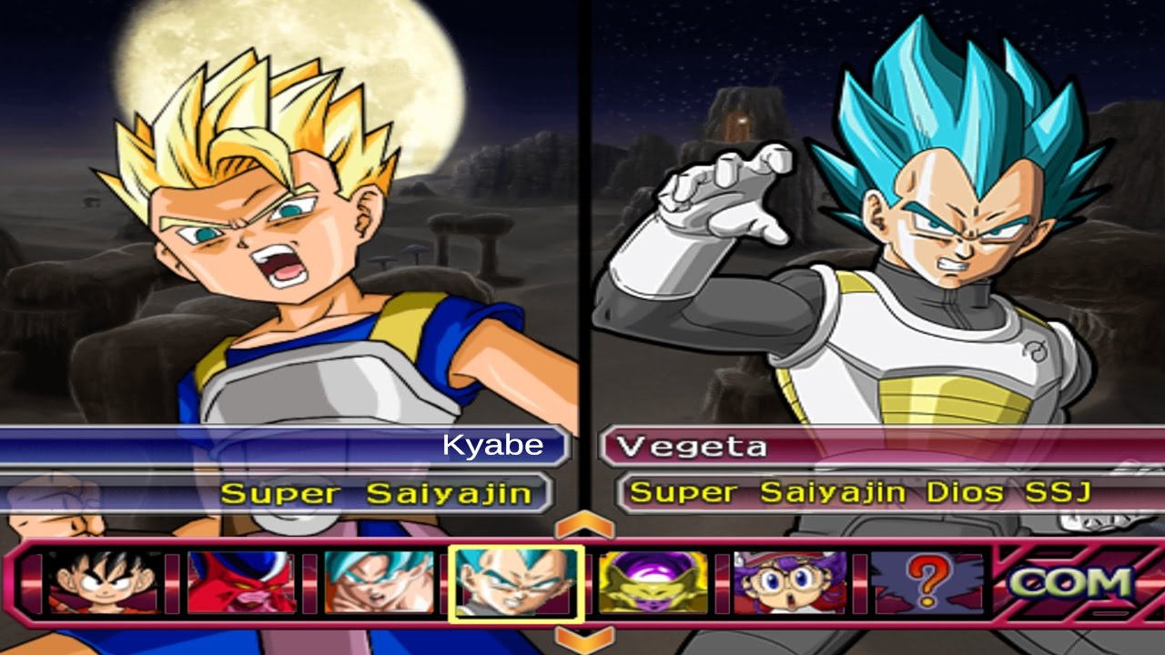 Dragon Ball Z Budokai Tenkaichi 3 - Kyabe SSJ VS Vegeta SSJ Blue Red Potara *Epic Battle (1080p)