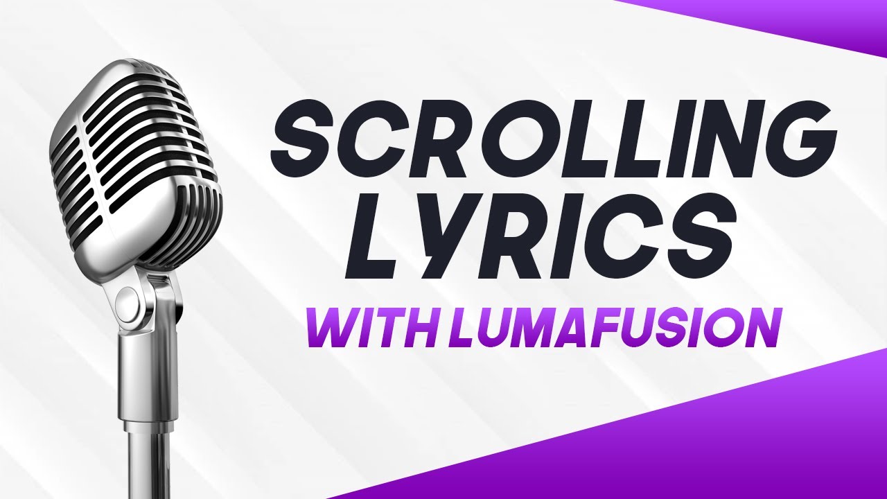Create Scrolling Song Lyrics with LumaFusion Tutorial!