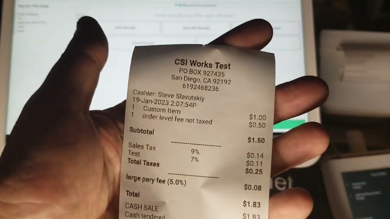 Updated Enhanced Advanced Fees App on Clover.