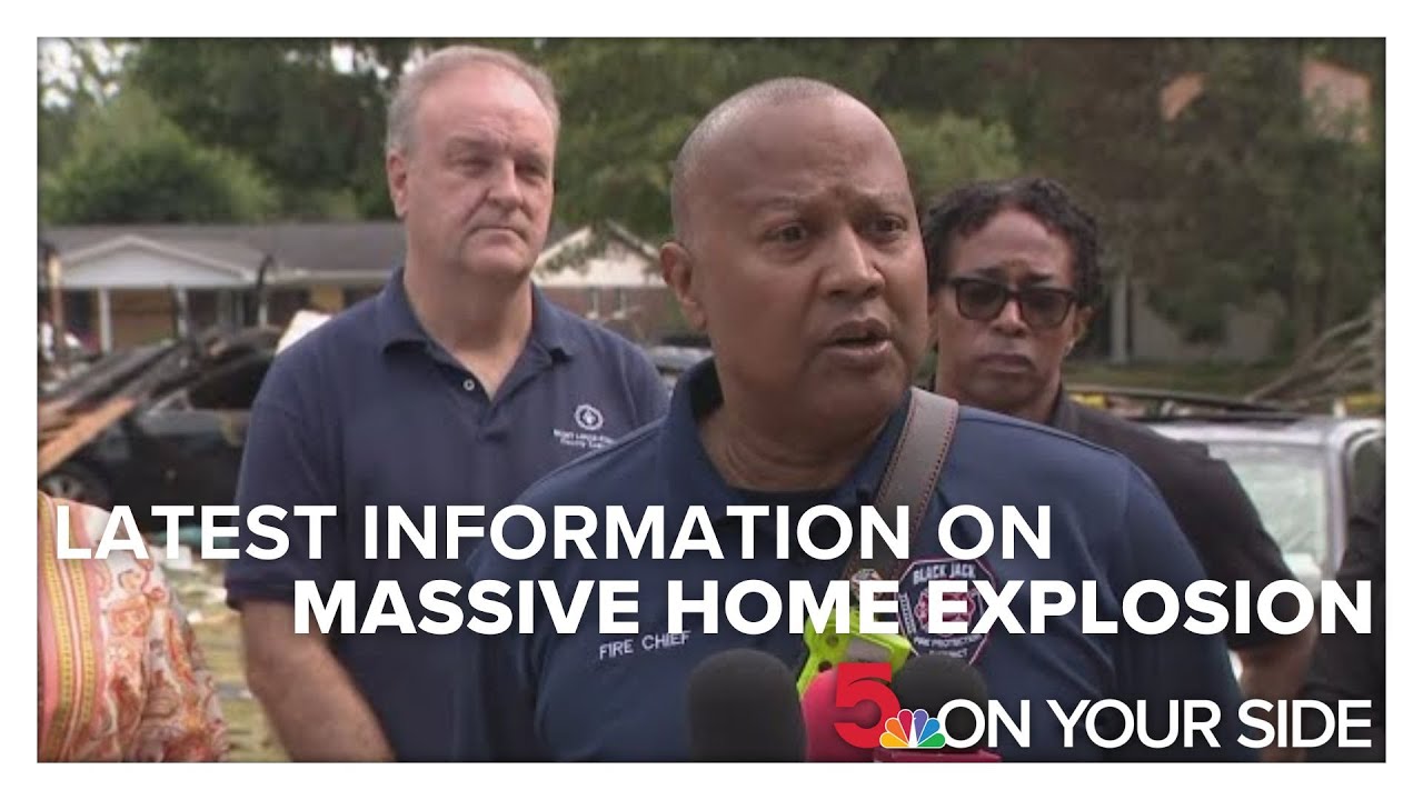 House explosion: Officials provide an update on homes damaged, injuries