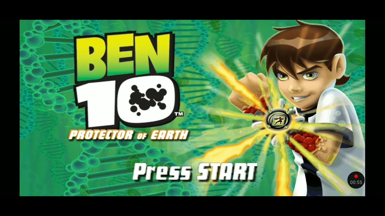 Ben 10 PROTECTOR OF EARTH game play in ppsspp 