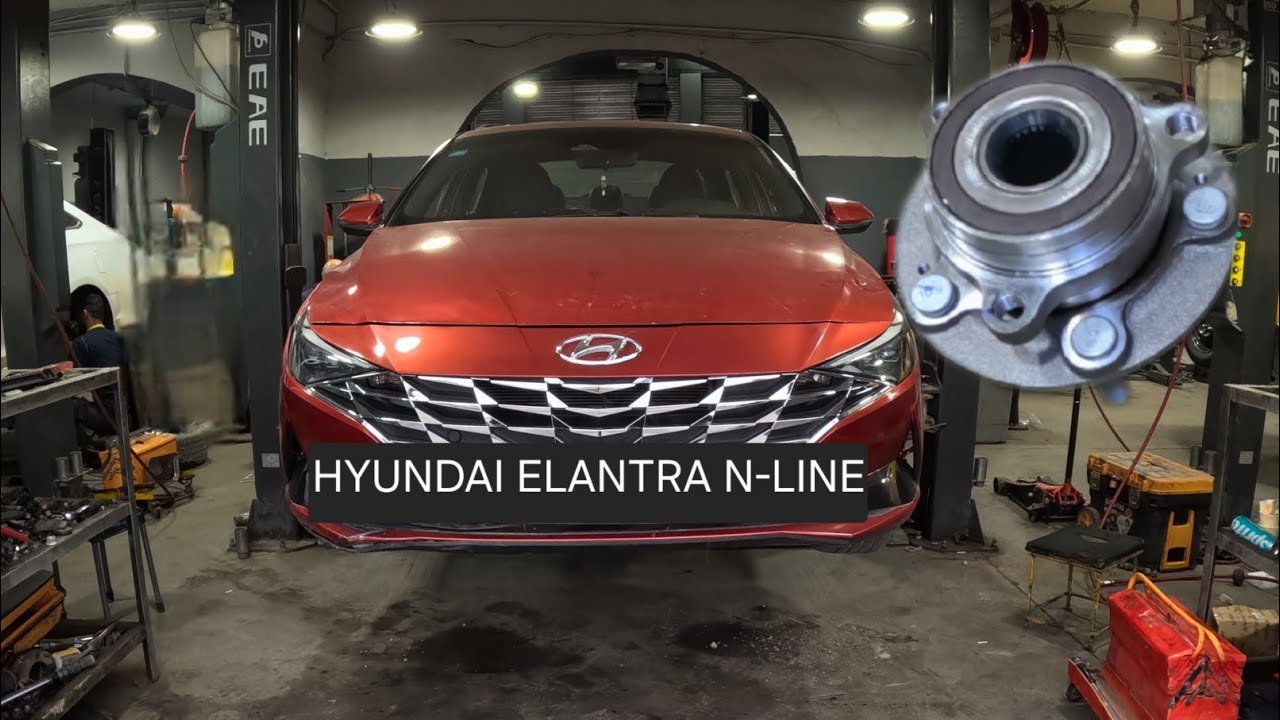 front wheel hub bearing replacement ... hyundai elantra N Line 2021-2026 (torque specs)