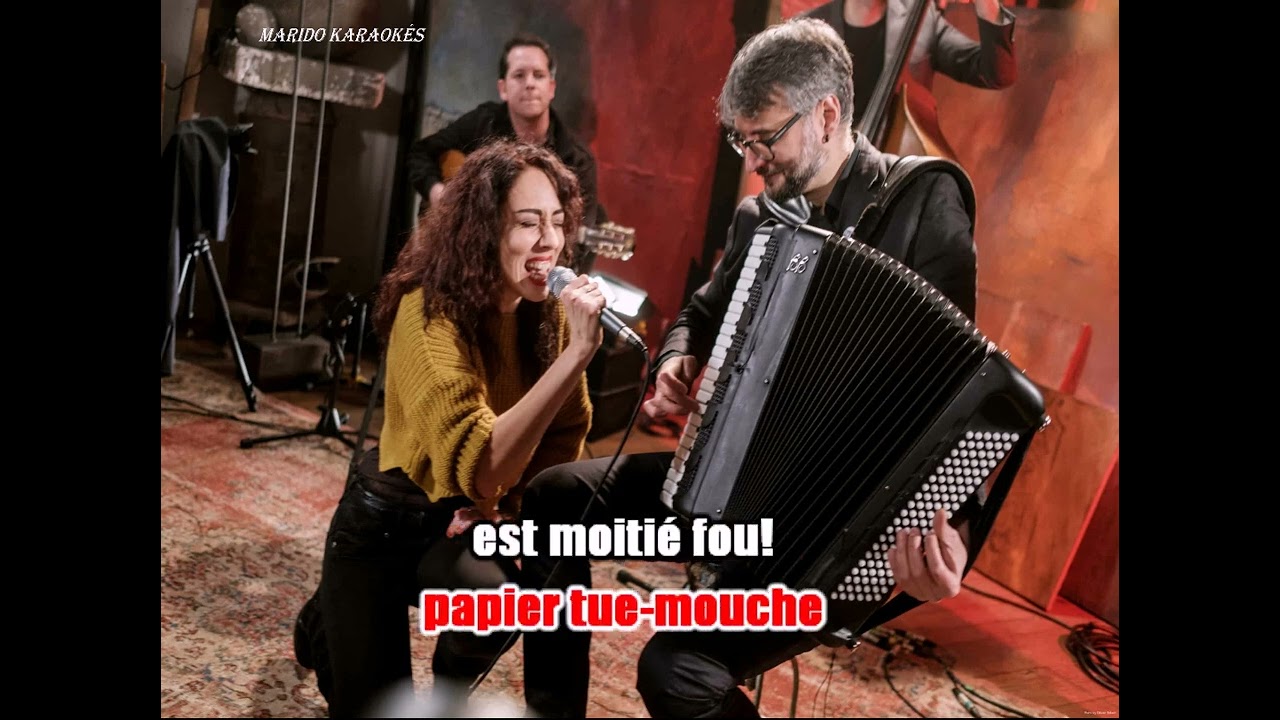 Karaoké Norig  - Les p'tits papiers version jazzy