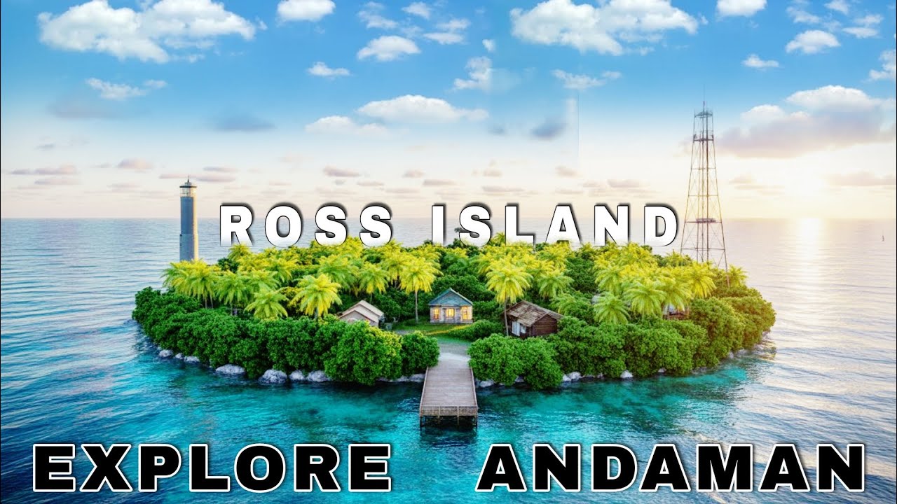 Ross Island 🏝️|| अंडमान निकोबार island 🩵😍#rossisland #andaman