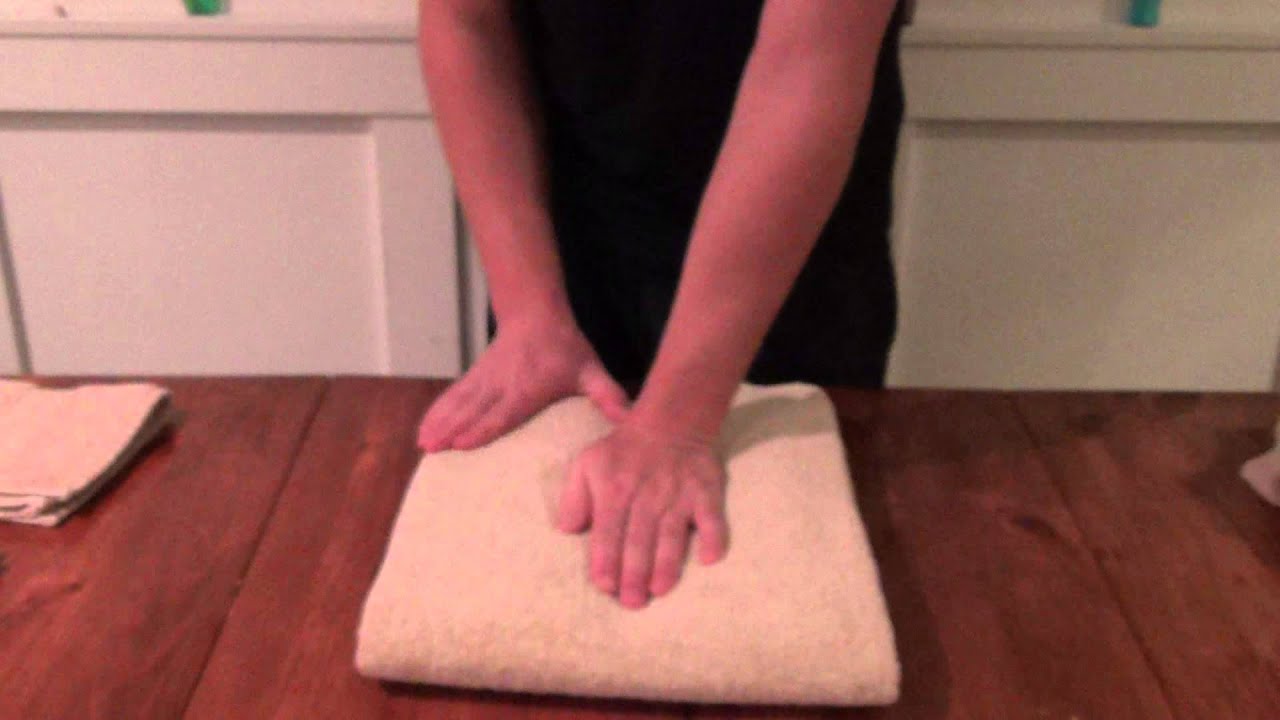 ASMR Towel Folding