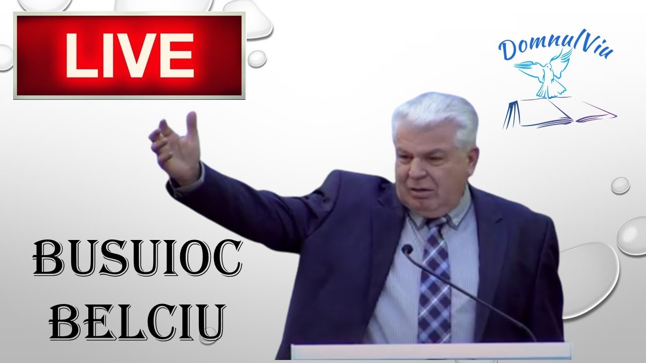 Busuioc Belciu. Rugăciune la început de an. Exod 33;12-17 - LIVE - 03.01.2024