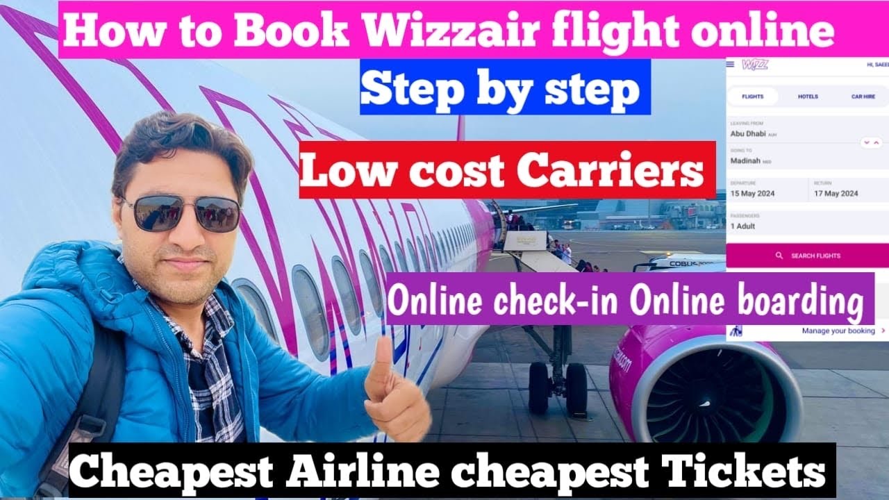 How to book Wizz air Flight ticket | online checked in/online boarding pass | worlds cheapest flight