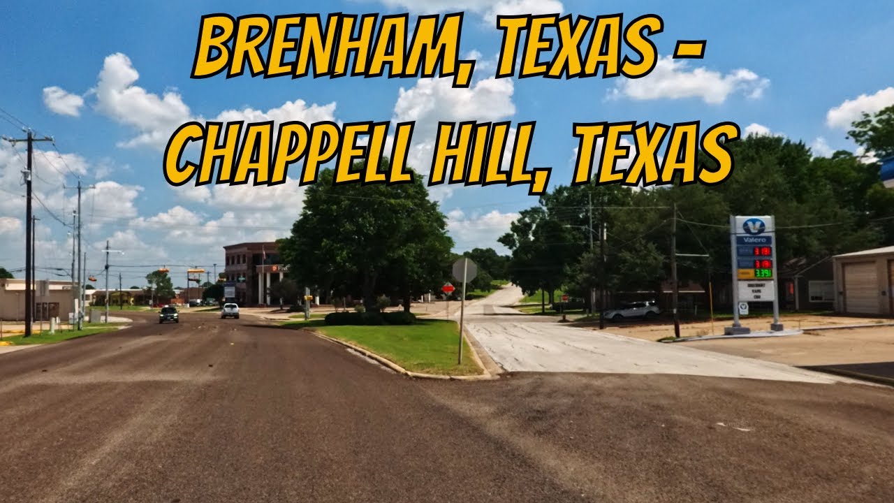 Brenham, Texas to Chappell Hill, Texas! Drive with me on a Texas highway!