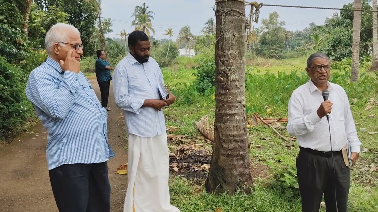 Open air meeting message shared by TM Thomaskutty on 10/09/25