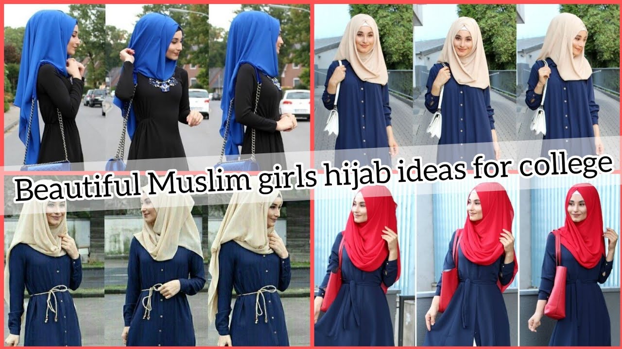 Beautiful hijab outfit ideas for college girls hijabi style Attractive designs ( Pattern Street )