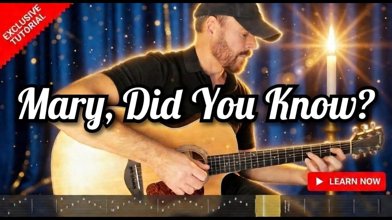Mary, did you know - Fingerstyle Guitar Tabs - Christmas Song