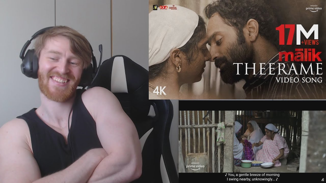 Theerame 4K Video Song | Malik • Reaction By Foreigner | Mahesh Narayanan | Sushin Shyam | Anwar Ali