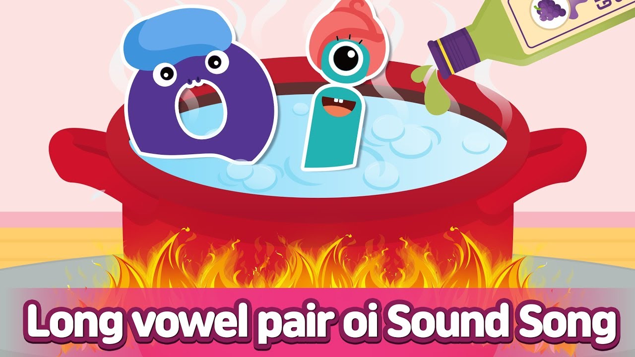 Long vowel pair OI Sound Song l Phonics for English Education