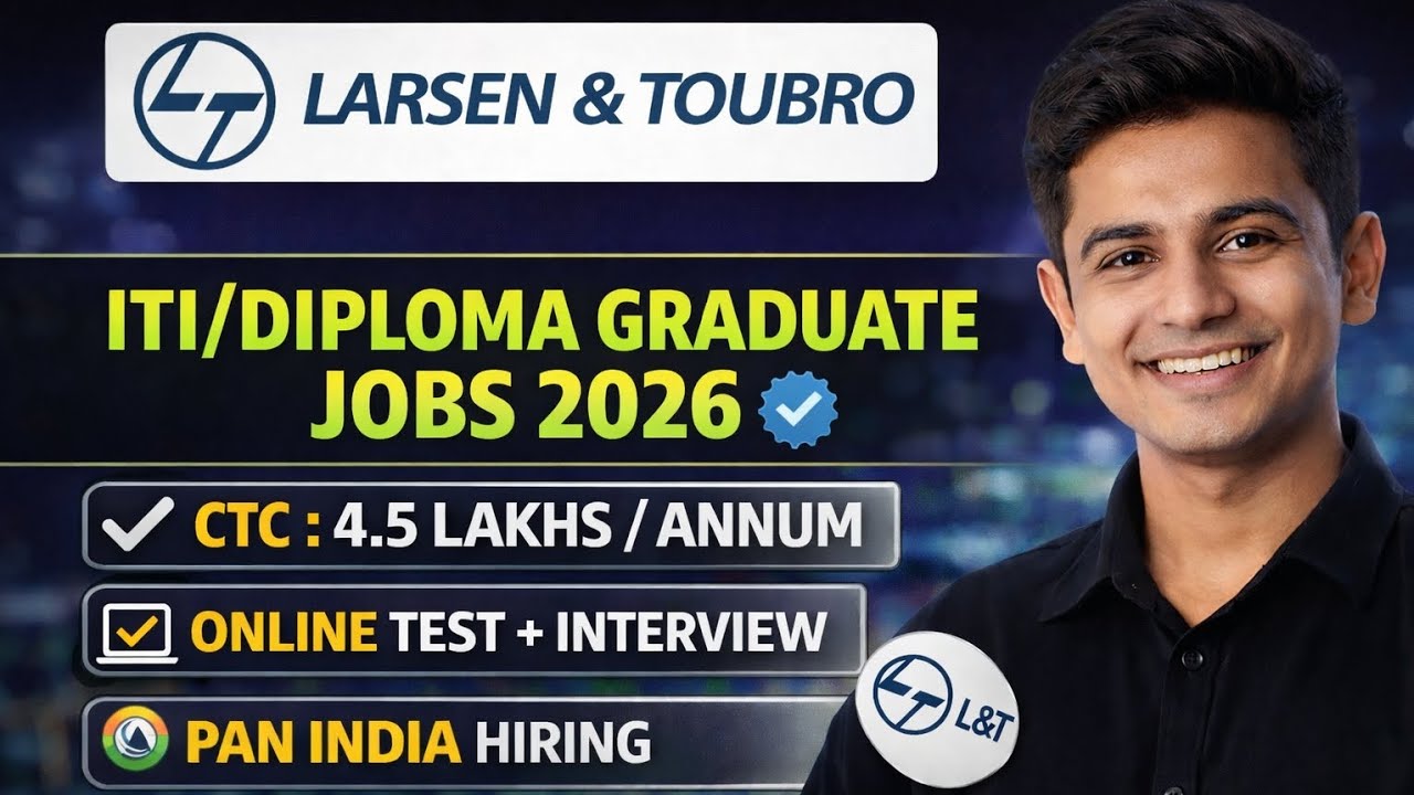 Larsen & Toubro में निकली भर्ती | L&T Recruitment 2026 | Private Company Jobs Vacancy 2026