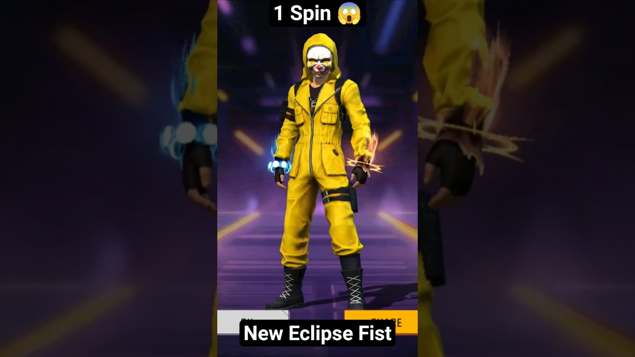 Split Eclipse Fist Skin Spin Free Fire Kitne Diamond Me Milega New Faded Wheel Total Kitna Lagega