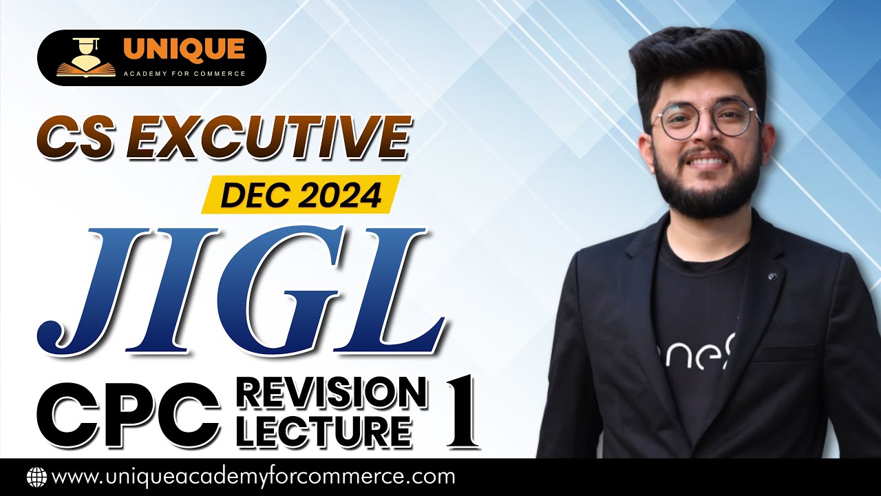 CIVIL PROCEDURE CODE 1908 REVISION LEC 1|| DEC 24 | CS SHUBHAM MODI SIR