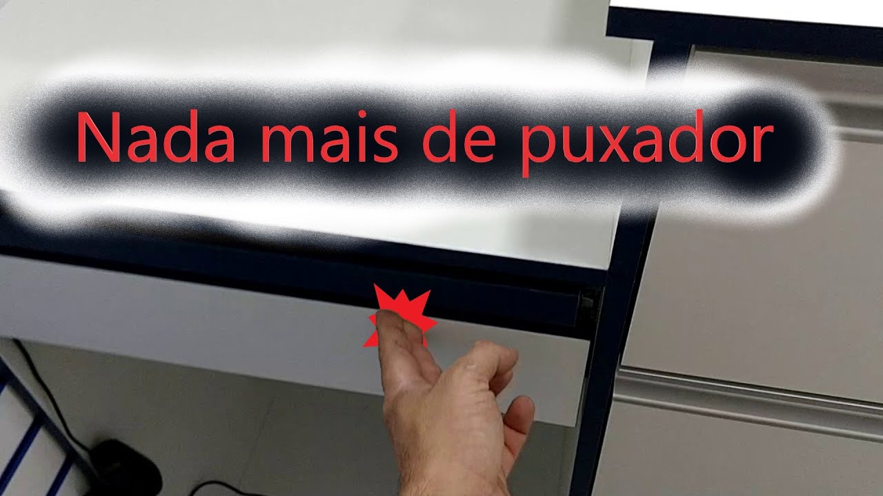 Gaveta com Corrediça Touch (toque)