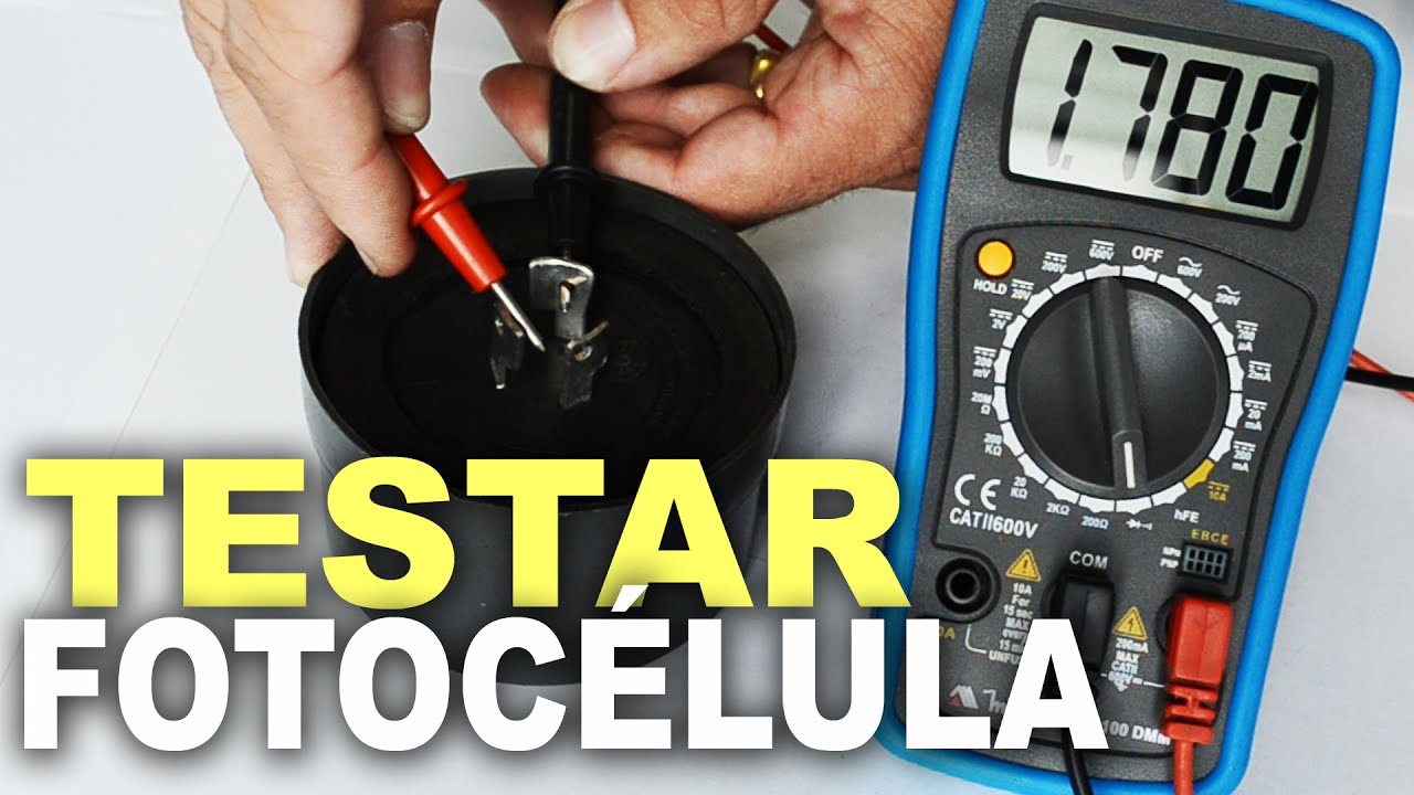 Como testar uma fotocélula