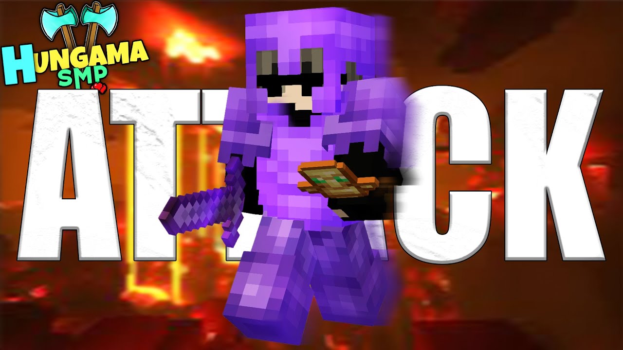 ATTACK ON ENEMY'S SECRET BASE (GHUS KE MARENGE) | HUNGAMA SMP [S-3 PART 6]